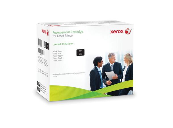 Xerox toner for Lexmark T430A, sort 12.000 sider ved 5% 